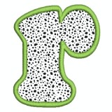 No 91 Lowercase Applique Font Machine Embroidery Designs  4 inch high