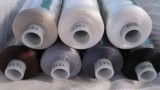 Bundle #3 NEUTRAL Madeira Polyneon Polyester 40 weight Thread Spools - 1100 yards each