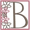 Shown with "B" from my #22 Fun Font Designs