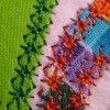 Picture of the heirloom stitch Fleur de Lis