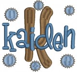 The Kaiden example was designed using our Sharpy Font.