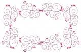 No 27 Fancy Swirl Frame Machine Embroidery Designs