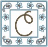 The C in this example is from our #69 Western Font.