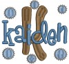 The Kaiden example was designed using our Sharpy Font.