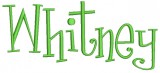 No 99 Fun Font Machine Embroidery Designs 2.5 inch high