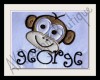 We used the lowercase letters from our #22 Fun Font to spell "george"