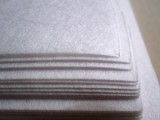 HAT TearAway Backing  4 inch x 8 inch pre-cut sheets WHITE