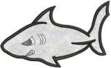 No 900 Applique Shark Machine Embroidery Designs
