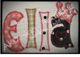 No 1354 Applique Princess Font Machine Embroidery Designs 3 inch high