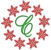 The "C" in this example is from a font from my software that isn't available for sale.