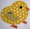 Picture of the Heirloom Stitch Applique Chick