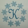 The "K" in this example is from a font from my software that isn't available for sale.