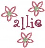 Extra Small with #31 Curly Font.