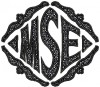 3 Letter Monogram with Brackets and Frame