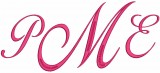 No 135 LG Lara Script 3 Letter Monogram Machine Embroidery Designs 5 inch and 8 inch high