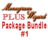 MWP Package Bundle No 1 Includes Monogram Wizard Plus and Extended Features