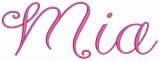 No 339 Paris Script Font Machine Embroidery Designs 3 inch high
