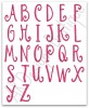 3" Middle Letters - included in set
