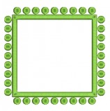 No 386 Preppy Dots Font Frames Machine Embroidery Designs