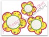 All 3 Applique Flowers included in this set