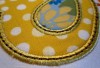 Close-up picture of the Satin Stitch Applique Chick