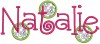 1.3" circles with our #340 Doodle Font