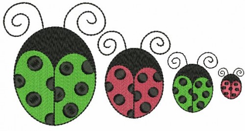 Lady Bug Embroidery Font - Embroidery Fonts, Embroidery Designs